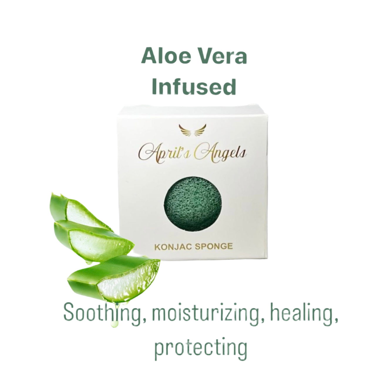 ORGANIC KONJAC FACIAL SPONGES (5 pcs)