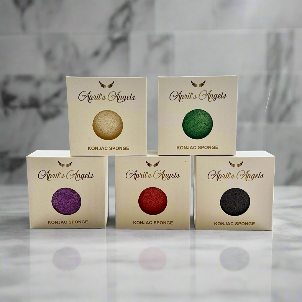 ORGANIC KONJAC FACIAL SPONGES (5 pcs)