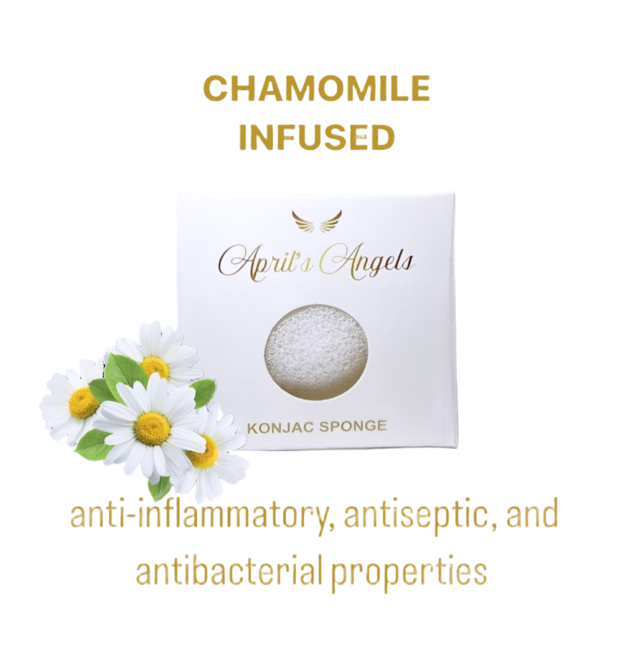ORGANIC KONJAC FACIAL SPONGES (5 pcs)