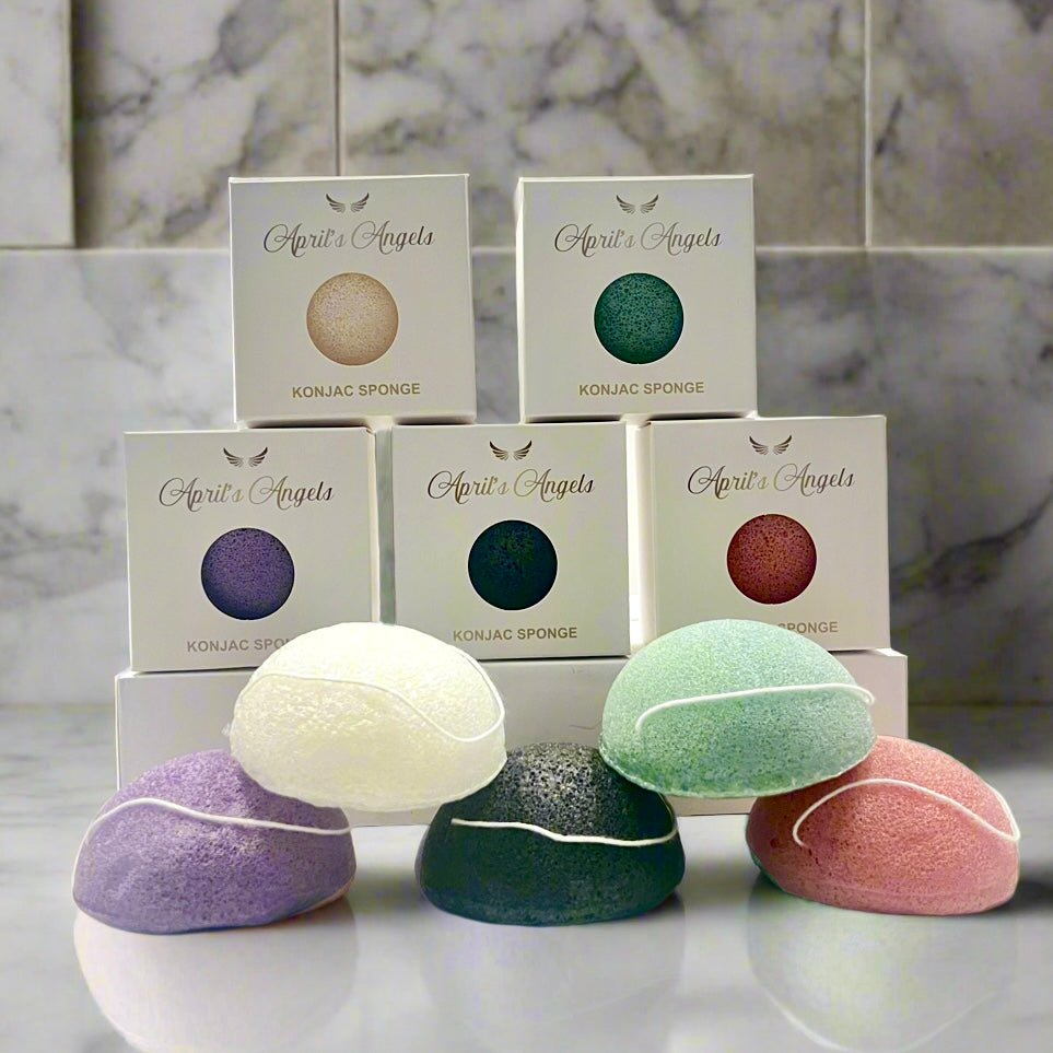 ORGANIC KONJAC FACIAL SPONGES (5 pcs)