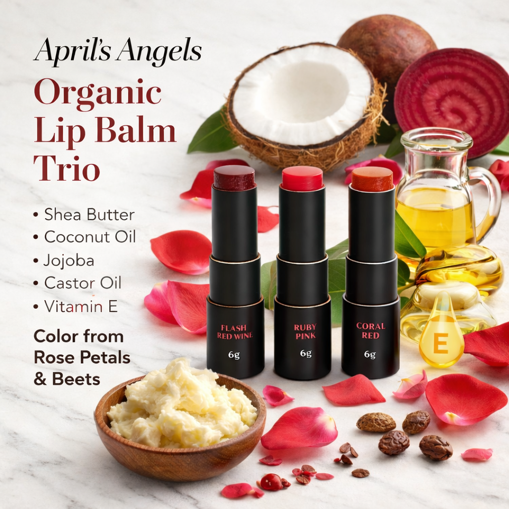 THE ORGANIC LIP LOVE TRIO (3 pcs)