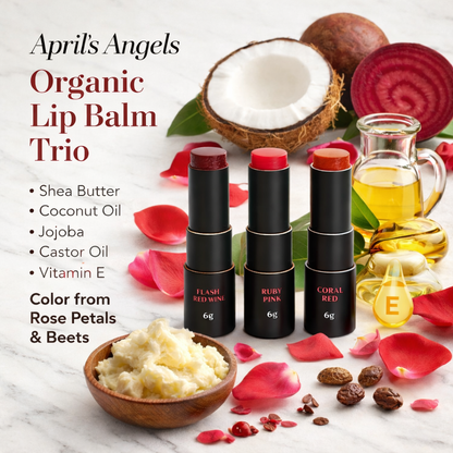 THE ORGANIC LIP LOVE TRIO (3 pcs)
