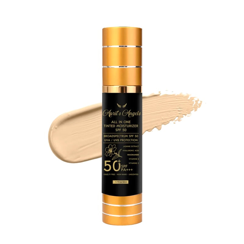 ALL IN 1 VEGAN UNIVERSAL TINTED MOISTURIZER SUNSCREEN SPF 50