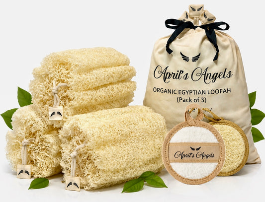 100% EGYPTIAN LOOFAH (set of 3)