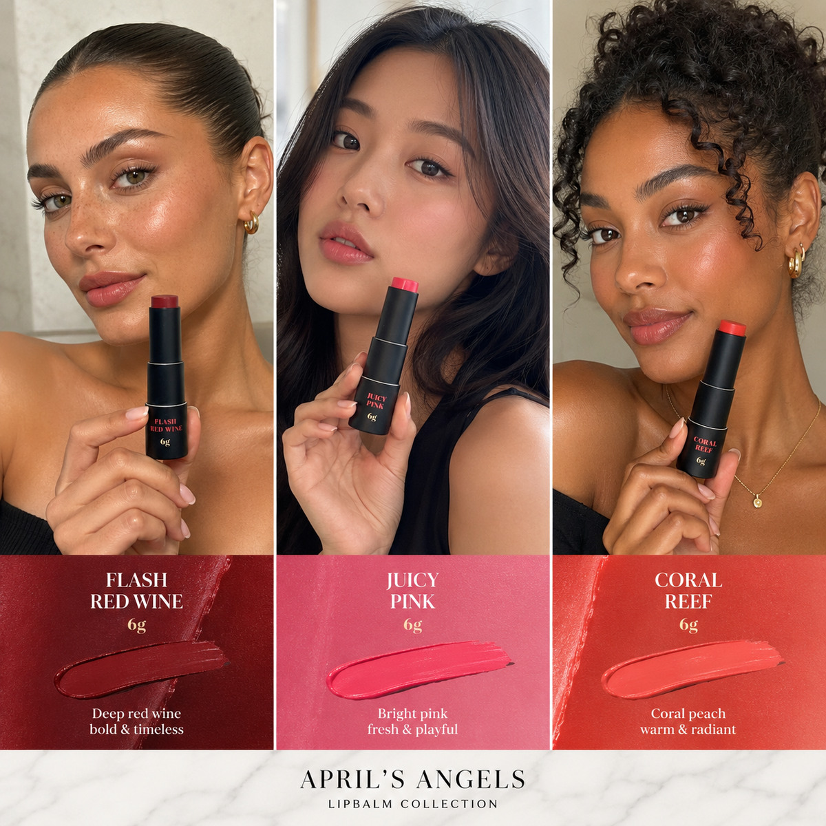 THE ORGANIC LIP LOVE TRIO (3 pcs)