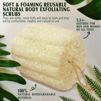 100% EGYPTIAN LOOFAH (set of 3)