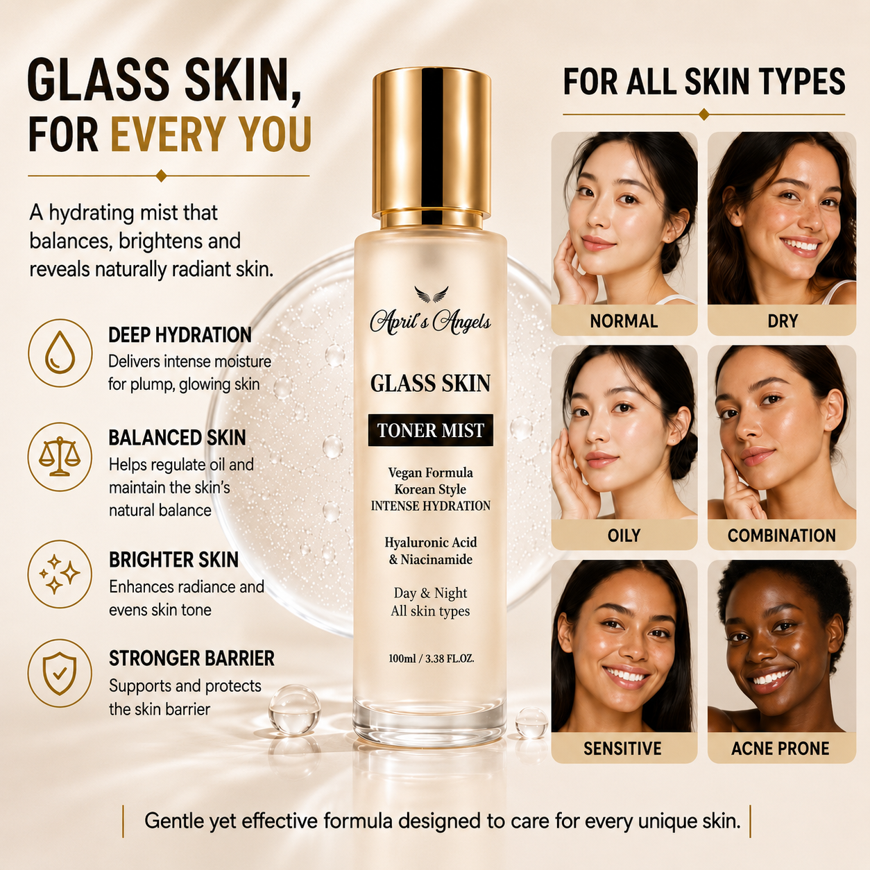 APRIL’S ANGELS GLASS SKIN TONER MIST