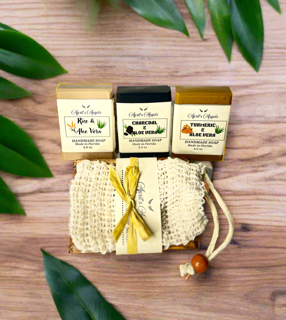 NATURAL HANDMADE SOAP SET