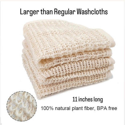 ORGANIC SISAL WASHCLOTH (3 Pcs)