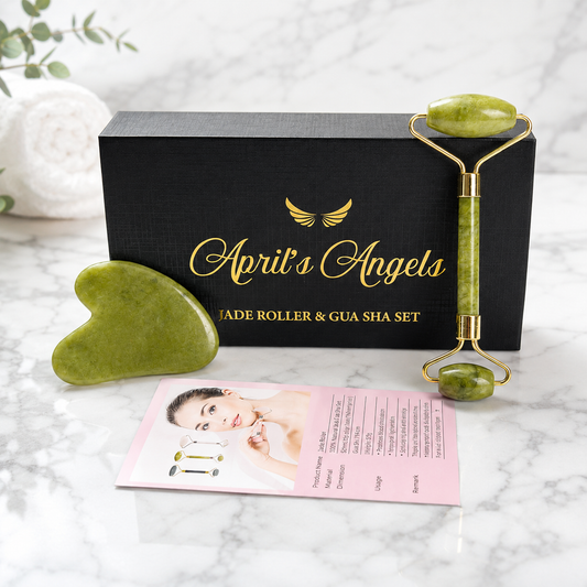 GENUINE JADE ROLLER & GUA-SHA