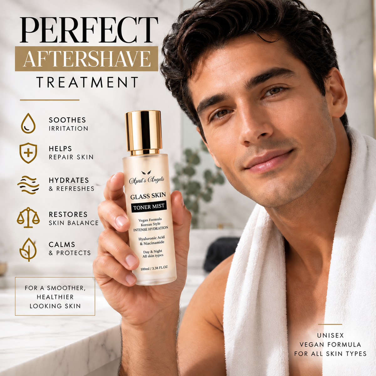 April’s Angels Men’s Complete Glass Skin Skincare Set
