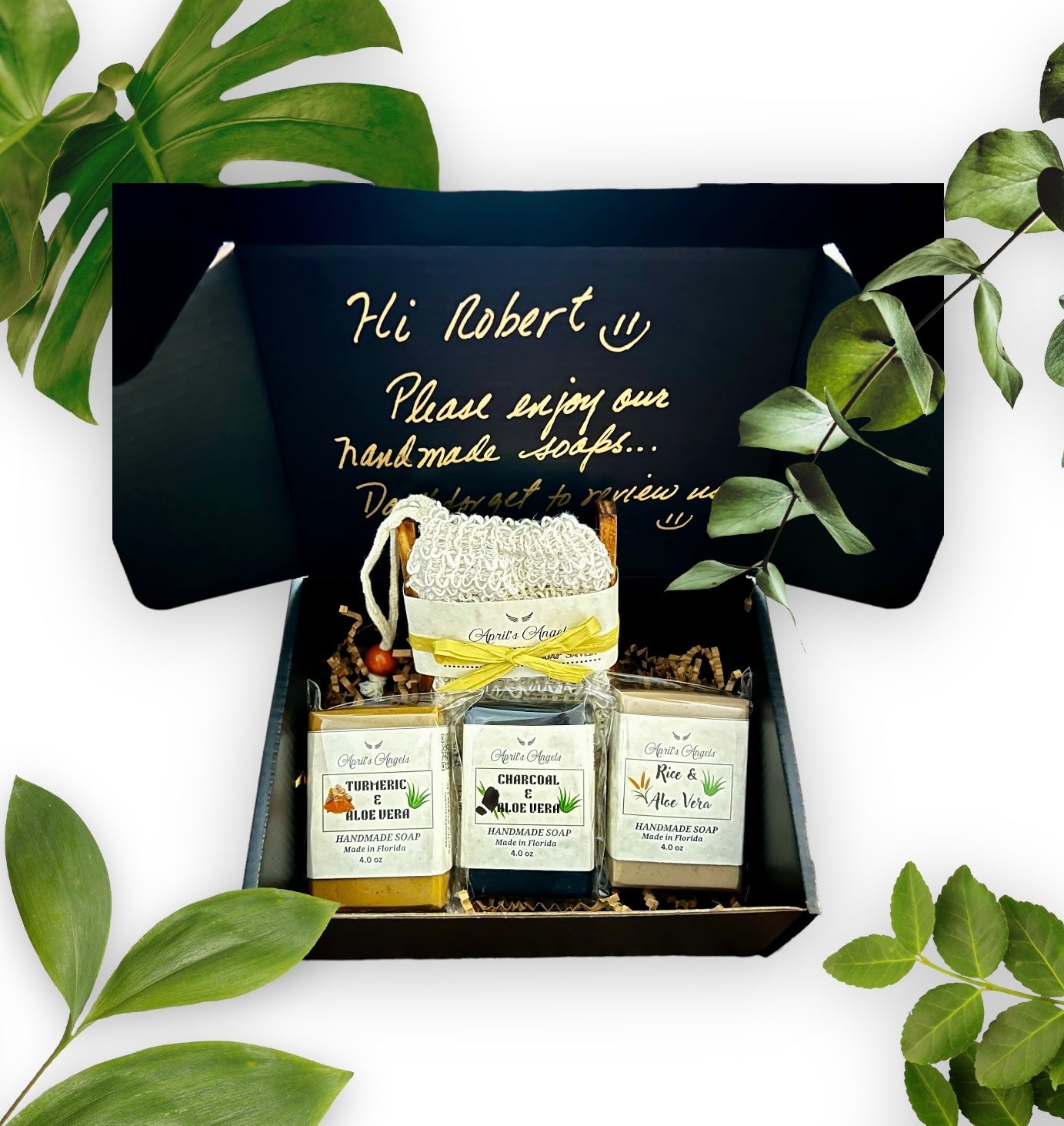 NATURAL HANDMADE SOAP SET