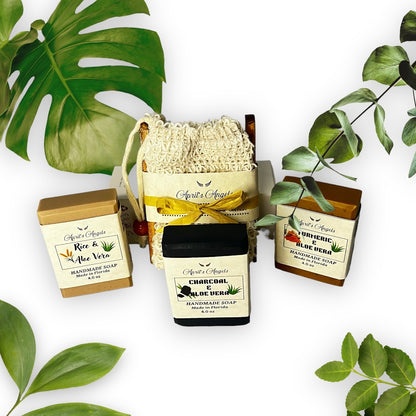 NATURAL HANDMADE SOAP SET