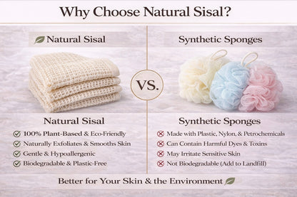 ORGANIC SISAL WASHCLOTH (3 Pcs)