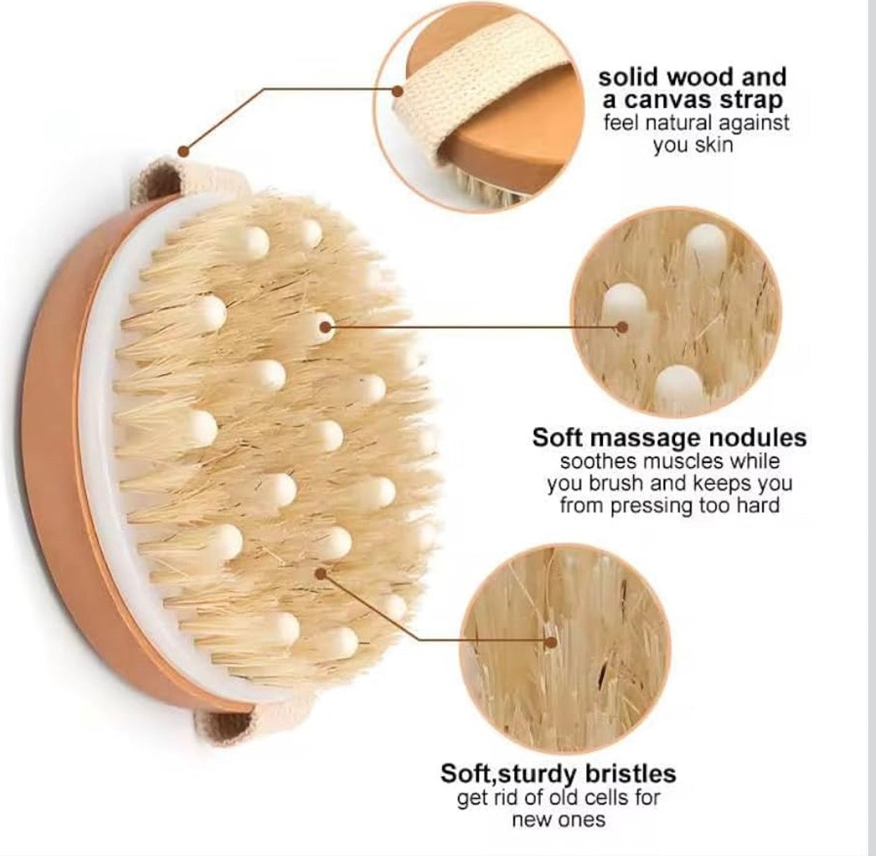 EXFOLIATING DRY BRUSH & SISAL WASHCLOTHES BUNDLE (2 PCS)