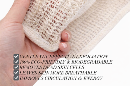 ORGANIC SISAL WASHCLOTH (3 Pcs)