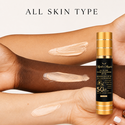 ALL IN 1 VEGAN UNIVERSAL TINTED MOISTURIZER SUNSCREEN SPF 50