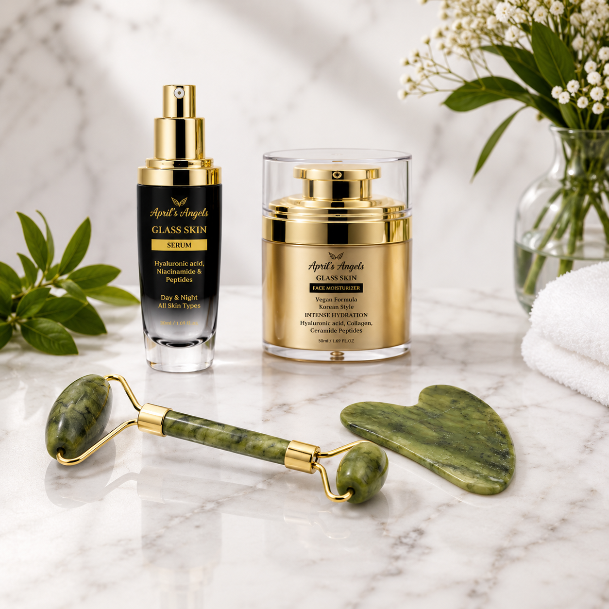 APRIL’S ANGELS GLASS SKIN FACE LIFT TRIO