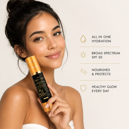 ALL IN 1 VEGAN UNIVERSAL TINTED MOISTURIZER SUNSCREEN SPF 50